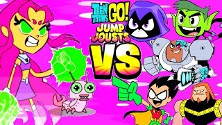 TEEN TITANS GO: JUMP JOUSTS - STARFIRE IS VERY ANGRY AND WANTS TO FIGHT - CARTOON NETWORK GAMES