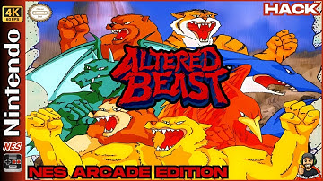 🐲 ALTERED BEAST [JUUOUKI] 🔥 NES ARCADE EDITION ( NES / HACK  / 2025 ) 4K HD 60 FPS 🔴