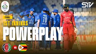 1st Innings Powerplay | Afghanistan vs Zimbabwe | Final | ODI Tri-Series 2026 | M9R1H