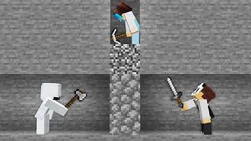 Minecraft Manhunt 1v1v1 (RACE)