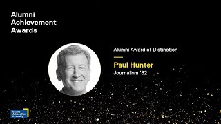 2025 Alumni Achievement Award recipient Paul Hunter, Journalism ’82