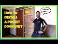 How To Install A Pocket Door In An Existing Wall - Cavity Slider