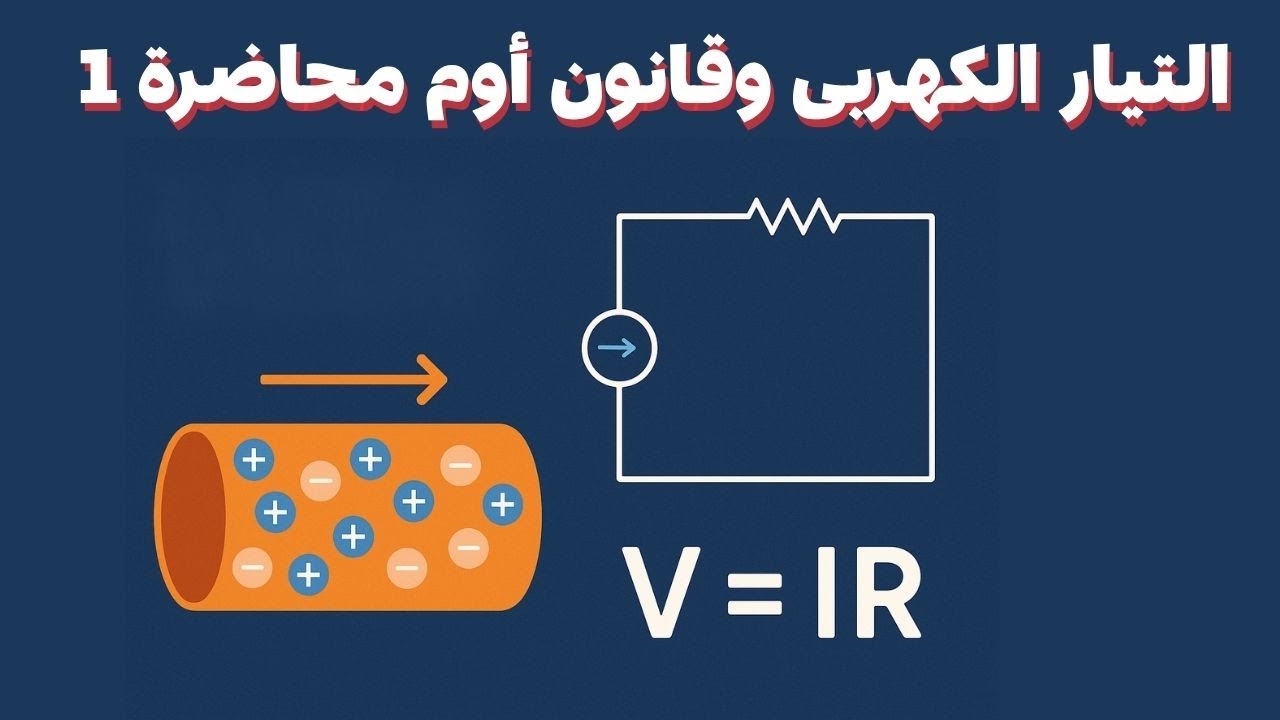 شرح التيار التيار الكهربى وقانون أوم فيزياء ثالثة ثانوى 2026 جزء 1