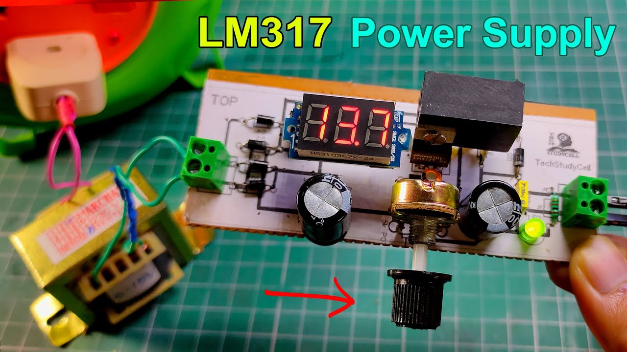 LM317 Voltage Regulator circuit - Electronics Projects