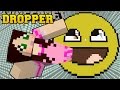 Minecraft: DROPPING ONTO A MASSIVE FACE! - Universal Dropper - Custom Map