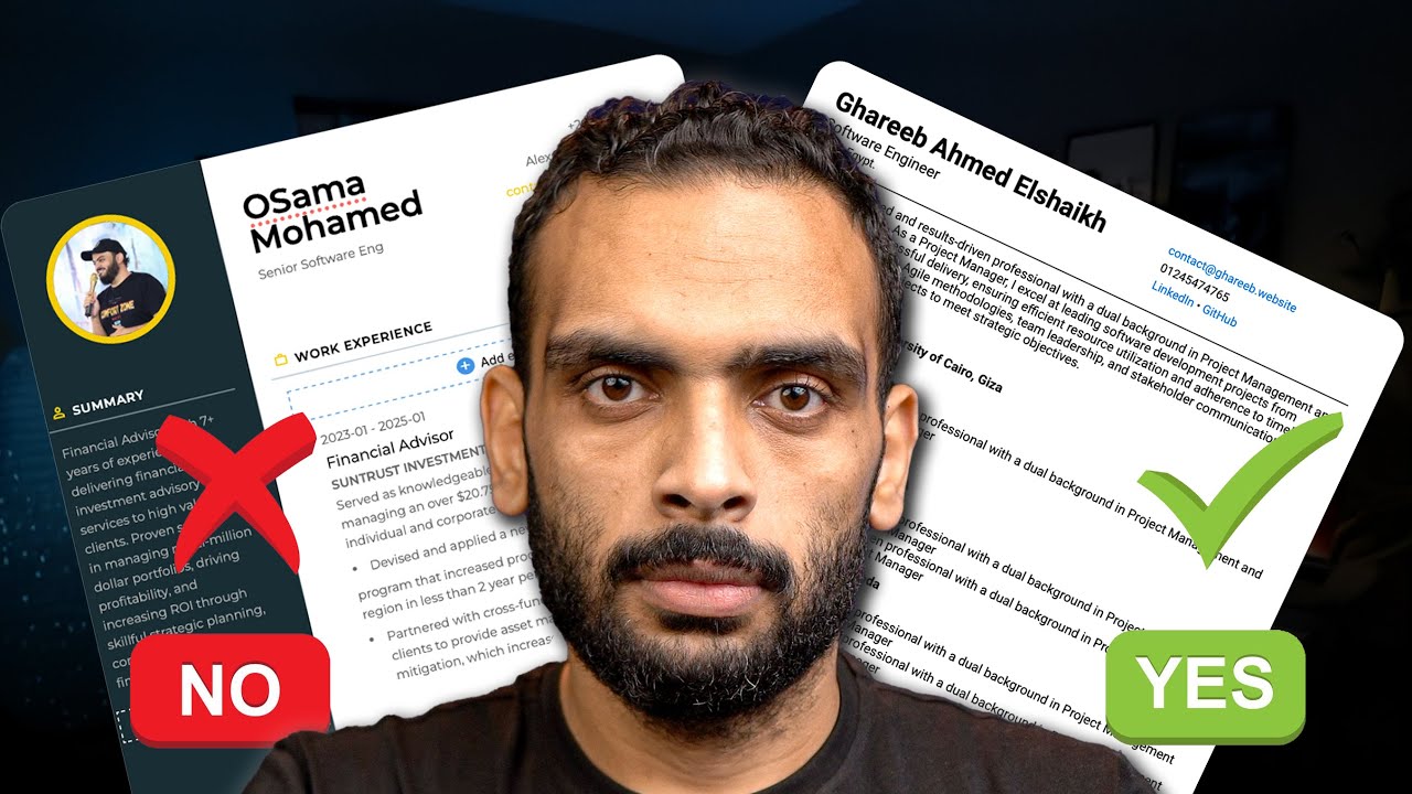 أسرع وأضمن طريقة لعمل CV بطريقة احترافية مجانا ١٠٠٪
