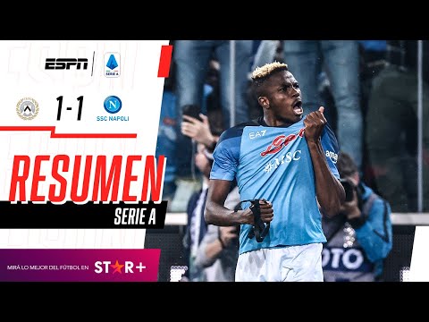 ¡33 AÑOS DESPUÉS, NÁPOLES VOLVIÓ A GRITAR CAMPEÓN EN LA SERIE A! Udinese 1-1 Napoli | RESUMEN