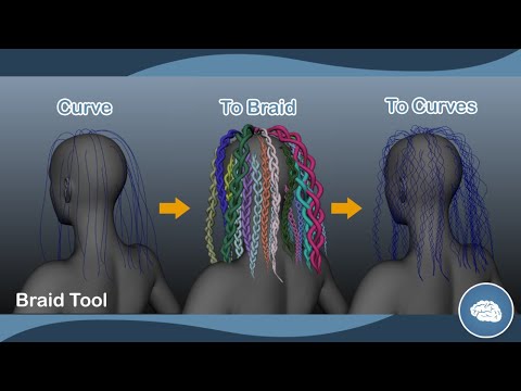 Maya Groomer's Tool : Braid Tool With Layer Manager - YouTube
