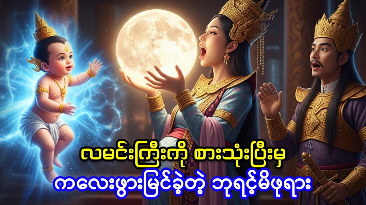 လမင်းကြီးကို စားသုံးပြီးမှ ကလေး‌ဖွားမြင်နိုင်ခဲ့တဲ့  ဘုရင့်မိဖုရား