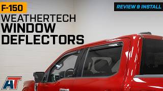 2021-2026 F-150 Weathertech Side Window Deflectors Review & Install