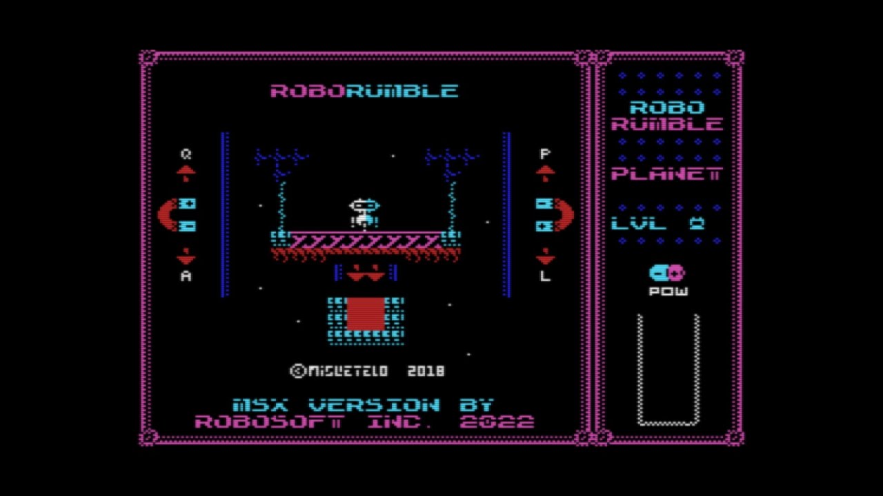 Roborymble RoboRumble on MSX preview - YouTube