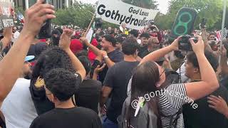 LIVE Protest in Dearborn Michigan Near Henry Ford Centennial Library