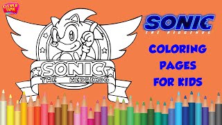 Sonic 2 The Hedgehog Coloring Pages | Learn Colors