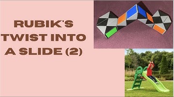 How to make a Slide (2) with the Rubik’s Twist/Snake Cube (24 blocks)