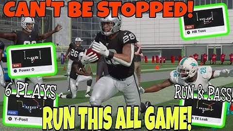 ONLY OFFENSE U NEED! Unstoppable 6 Play Run & Pass Scheme that BEATS EVERY DEFENSE in Madden NFL 21!