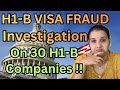 H1B visa fraud alert:Attorney general Investigate more than 30IT companies|#teluguvlogsfromusa 