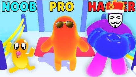 join blob clash noob vs pro vs hacker all max level iOS trailer gameplay.