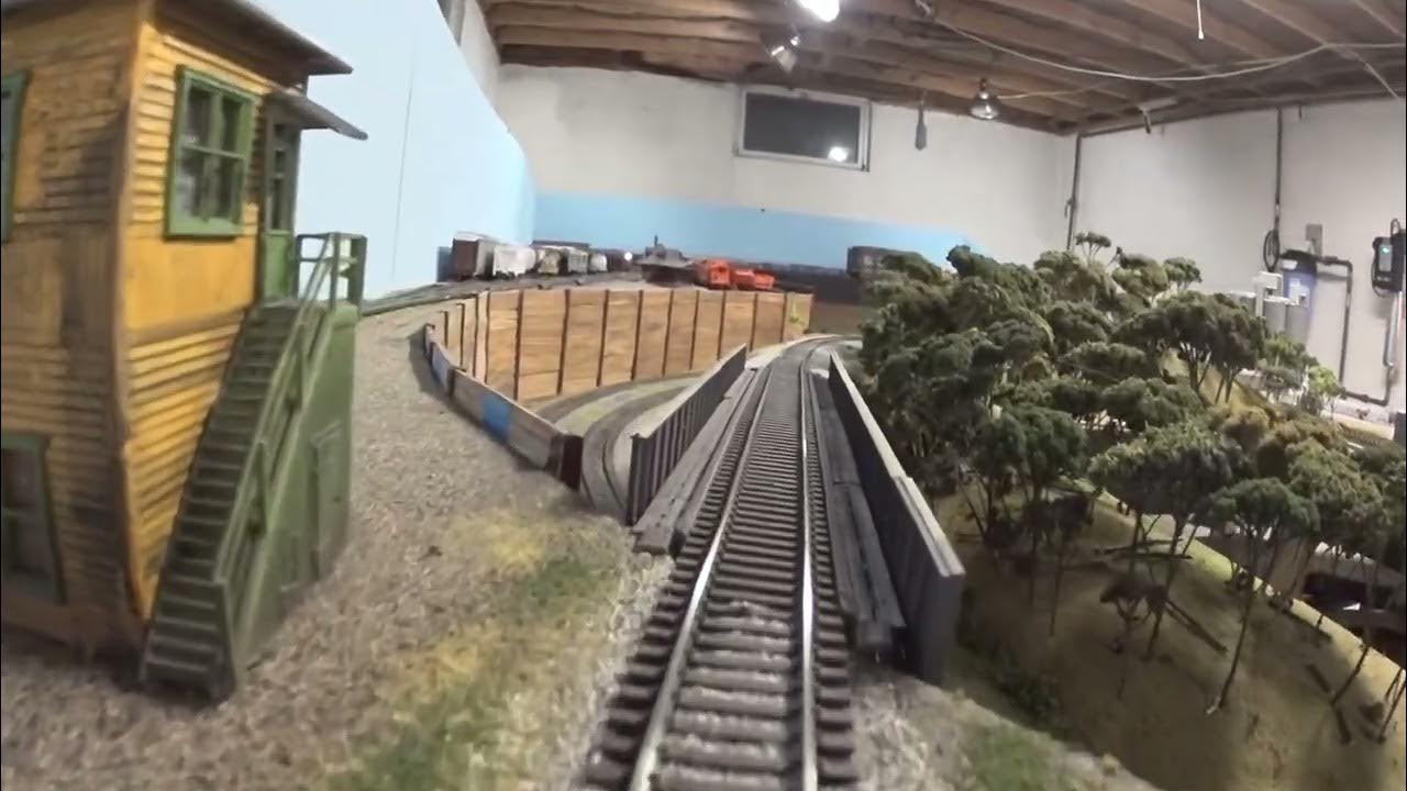 HO scale cab ride from coal yard to interchange YouTube