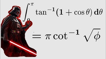 A surprising golden integral (feat. a special guest)