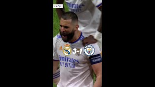 Real Madrid 3-1 Man City
