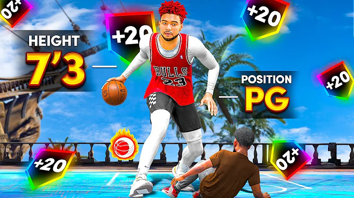 I created a 7'3 Point Guard with 20 Cap Breakers on NBA 2K25