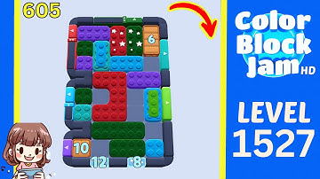 Color Block Jam Level 605 (1527) Solution Walkthrough