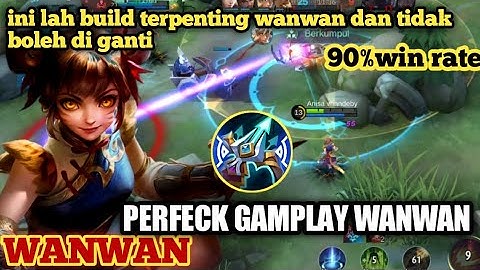 TUTORIAL TOP 1 GLOBAL WANWAN ‼️ BUILD WANWAN TERSAKIT#mlbb #tutorial