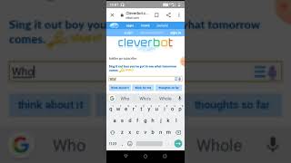 I tested how clever an AI called CLEVERBOT is!