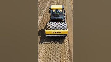 Why is it called a sheep roller? #construction #sheep #roller #compact #foundation #clay #bomag