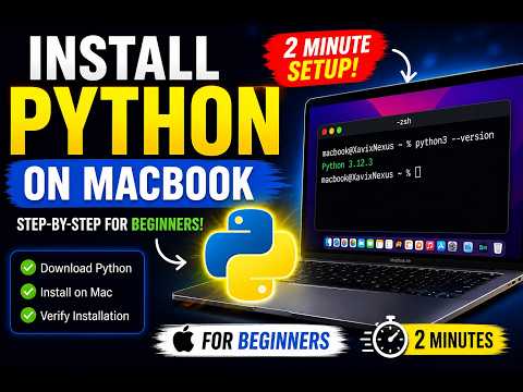 How to Install Python on MacBook Step-by-Step for Beginners coding beginners developer