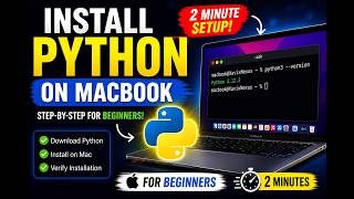 How to Install Python on MacBook (Step-by-Step for Beginners) 🐍 #coding #beginners #developer