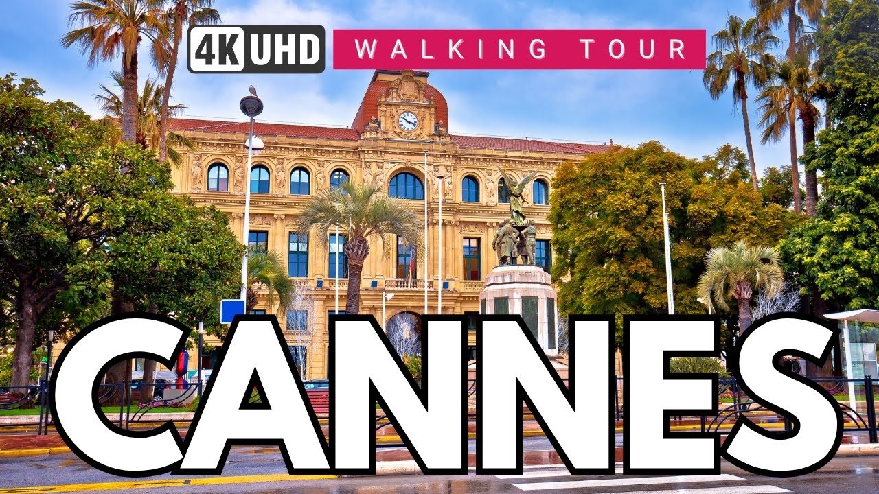 Cannes Walking Tour 🇫🇷 | Explore the Glamour of the French Riviera in 4K 🇫🇷 France Travel Guide