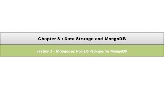 #javascript #web_programming #striversity 08.02 - Mongoose: A NodeJS Package for MongoDB