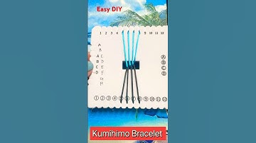 Kumihimo Flat Braid With Square Disc #kumihimo #bracelet #braceletmaking #braceletdiy #handmadediy
