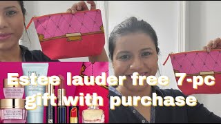 estee lauder holiday gift set - unboxing review