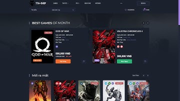 Website bán game NuxtJS(VueJS)+Laravel7x, login facebook, google thanh toán online, 2021Giá học sinh
