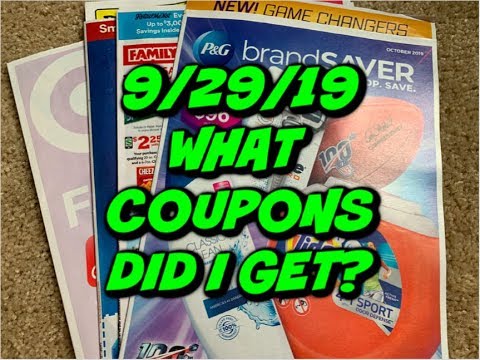 9/29/19 WHAT COUPONS DID I GET??? | TARGET AD PREVIEW!