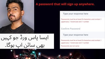 Fix Password Must Be At Least 8 Characters Uppercase | Lowercase | Number & Symbolic | Strong