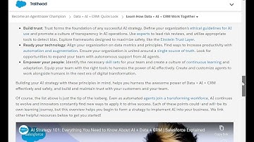Learn How Data + AI + CRM Work Together