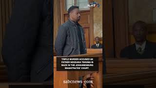 Triple murder accused UK father Ndodana Tshuma is back in the Johannesburg Magistrates’ Court.