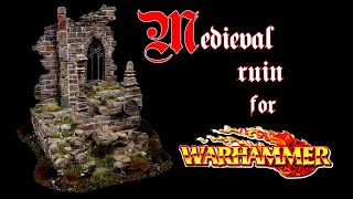 Medieval ruin for Warhammer