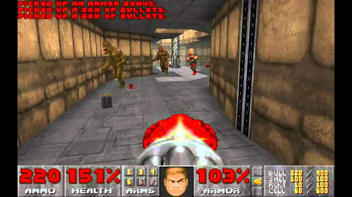 Ultimate Doom Toxin Refinery  E1M3 100% UV HD