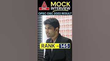 OPSC OCS 2022 MOCK INTERVIEW #shorts #viralshorts #opscodiaadda247 #ytshorts #opsc
