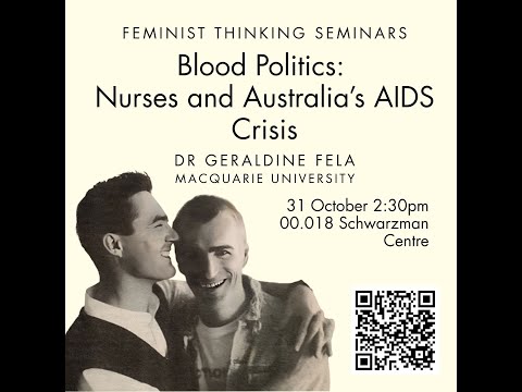 Feminist Thinking Seminar Blood Politics Nurses and Australia’s AIDS crisis