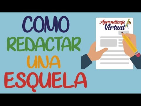 Vídeo: Com Escriure Una Esquela