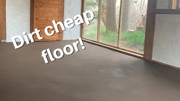 Earthen Floor Installation