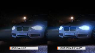 OSRAM NIGHT BREAKER LASER H4, next generation, 150% more brightness,  halogen headlamp, 64193NL-HCB, 12V, passenger car, duo box (2 lamps)