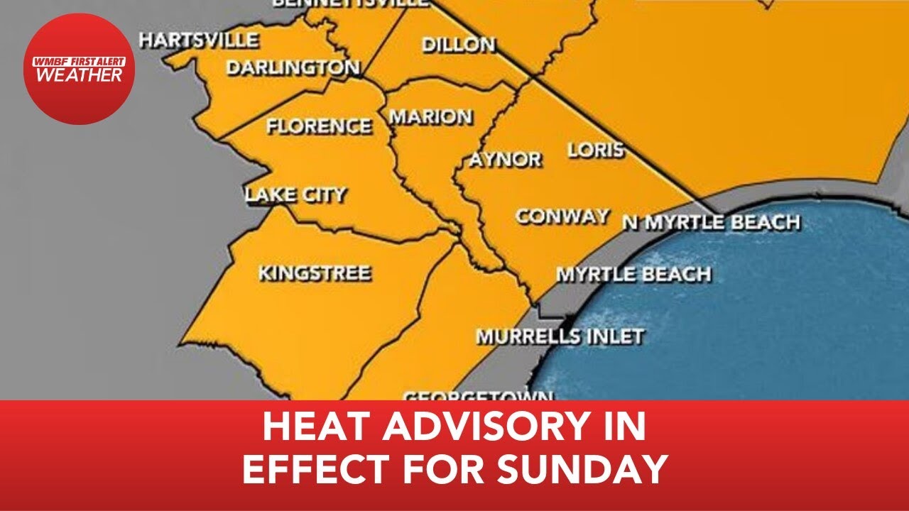 FIRST ALERT: Heat Advisory in effect for Sunday - YouTube