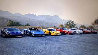 FH5 drag race McLaren P1 Vs SC20 vs Venom GT vs TS-RS Vs 918