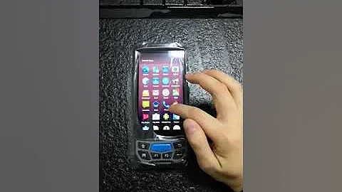 JZIOT v9000 PDA barcode printing scanner pads handheld terminal